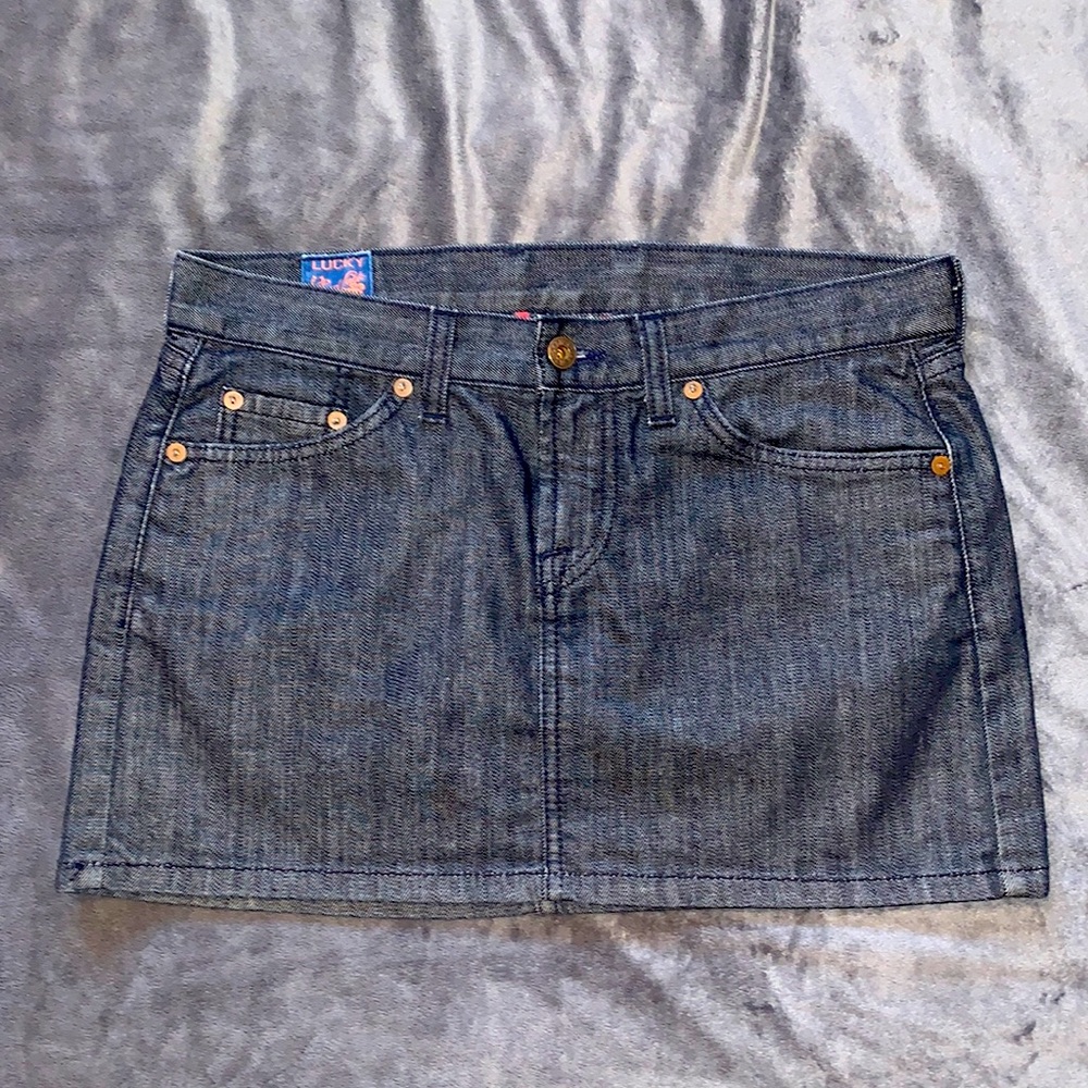 Lucky Brand denim mini skirt